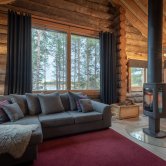 Log cabin at Wilderness Hotel Inari.